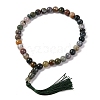 Natural Indian Agate Beads Stretch Bracelets BJEW-I319-01I-1