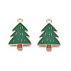 Christmas Style Alloy Enamel Pendants ENAM-Q442-66-2