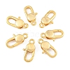 SHEGRACE Brass Lobster Claw Clasps XGR0014G-50G-1