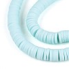 Handmade Polymer Clay Beads Strands CLAY-R089-6mm-032-3