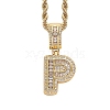 Brass Micro Pave Cubic Zirconia Pendants PW-WG3207D-31-1