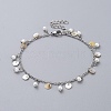 304 Stainless Steel Anklets AJEW-AN00282-1