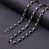 Titanium Steel Byzantine Chain Necklaces for Men FS-WG56795-198-1