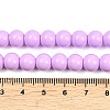 Painted Glass Bead Strands DGLA-S071-8mm-B38-2