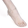 304 Stainless Steel Charm Anklets AJEW-AN00265-04-5