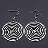 Non-Tarnish 201 Stainless Steel Dangle Earrings X-STAS-S105-JN602-1-1