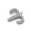 304 Stainless Steel Micro Pave Cubic Zirconia Charms STAS-Z107-09P-02-2