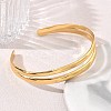 304 Stainless Steel Hollow Cuff Bangles SA-CBA46AF-29G-2