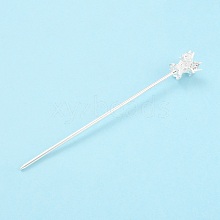 Alloy Hair Stick Findings FIND-O002-01S