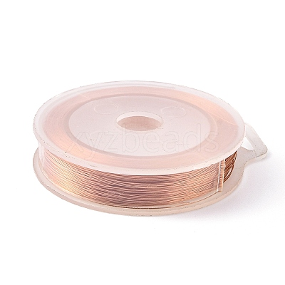 Round Copper Wire for Jewelry Making CWIR-WH0001-0.25mm-02-1