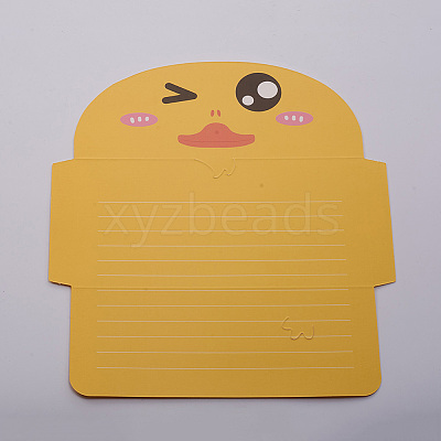 Animal Cartoon Paper Greeting Cards DIY-WH0161-09J-1