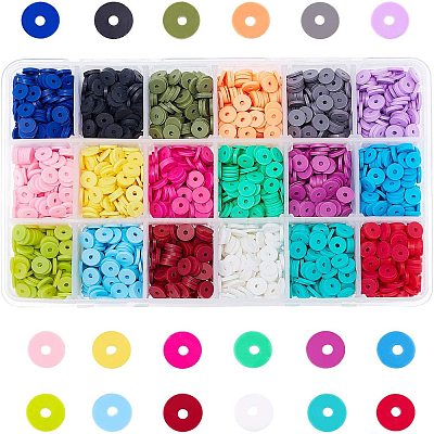 Handmade Polymer Clay Beads CLAY-PH0001-03-1