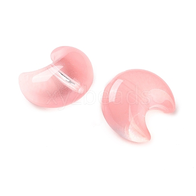 Baking Paint Transparent Glass Beads DGLA-F003-01F-1