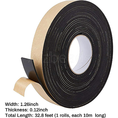Strong Adhesion EVA Sponge Foam Rubber Tape AJEW-WH0109-50C-1