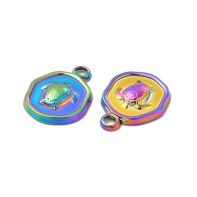 Ion Plating(IP) 304 Stainless Steel Pendants STAS-B032-14MC-1