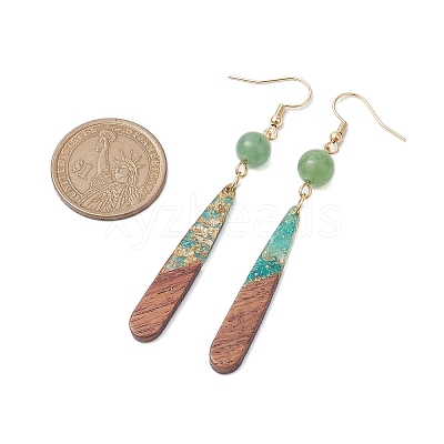 304 Stainless Steel Dangel Earrings EJEW-JE06029-S-1
