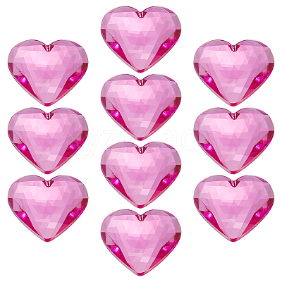 10Pcs Flat Back Acrylic Rhinestone Cabochons OACR-FG0001-22A-1