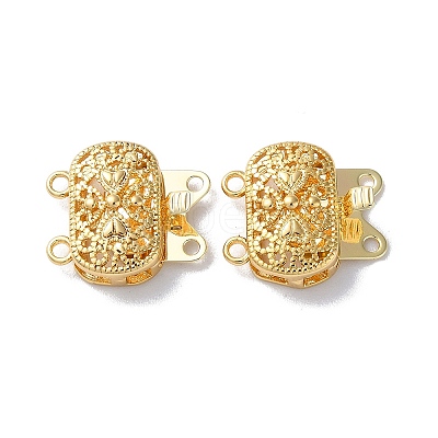 Brass Box Clasps KK-F867-38G-1