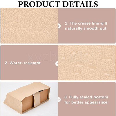 PU Leather Tissue Boxes AJEW-WH20064-35A-1