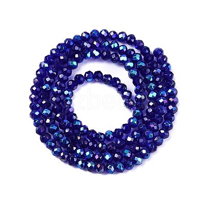 Electroplate Glass Beads Strands EGLA-A044-T2mm-L06-1