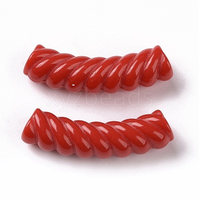 Opaque Acrylic Beads OACR-A016-03G-1