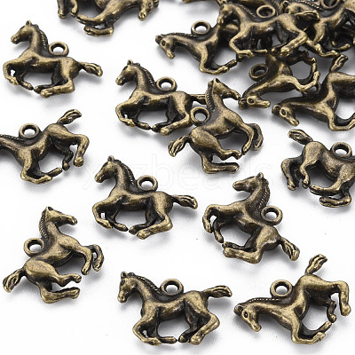 Tibetan Style Alloy Pendants TIBEP-T002-07AB-NR-1