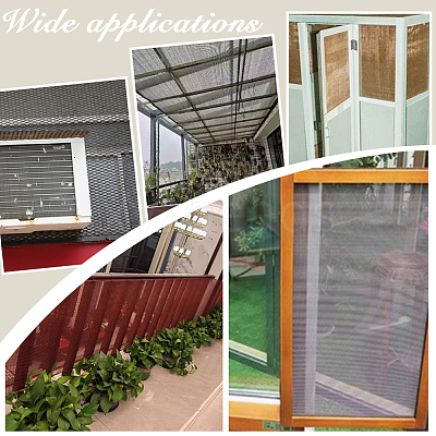 Brass Mesh Screen Sheets AJEW-WH0695-057-1
