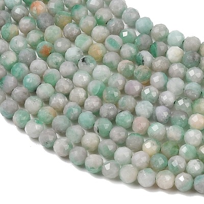 Natural Emerald Beads Strands G-A026-A01-3mm-01-1