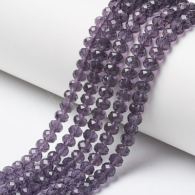 Glass Beads Strands EGLA-A034-T1mm-D15-1