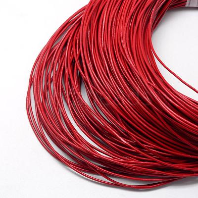 Spray Painted Cowhide Leather Cords WL-R001-1.5mm-15-1