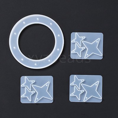 DIY Star Wind Chime Making Kits DIY-C054-11-1