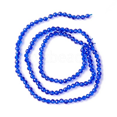 Transparent Glass Beads Strands GLAA-C019-01B-03-1