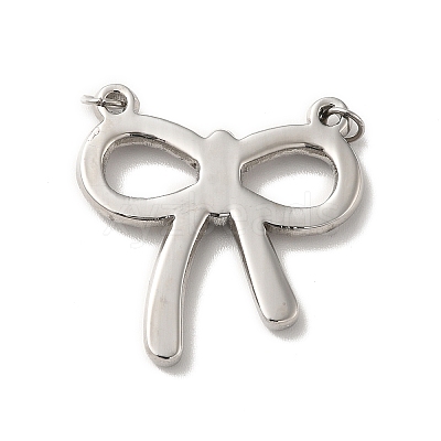 Tarnish Resistant 304 Stainless Steel Connector Charms STAS-M311-17P-1