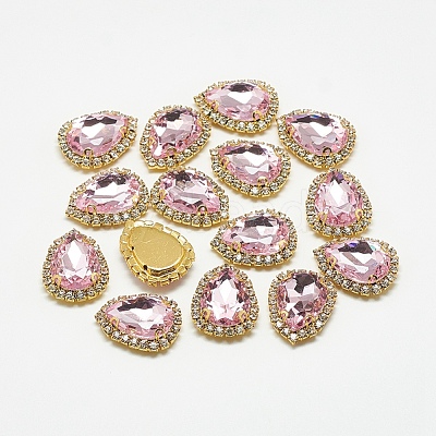 Sew on Rhinestone RGLA-T122-10x14-10G-1