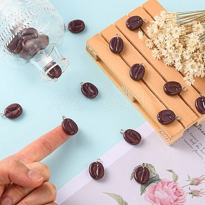 Imitation Food Resin Pendants RESI-CJC0019-32P-1