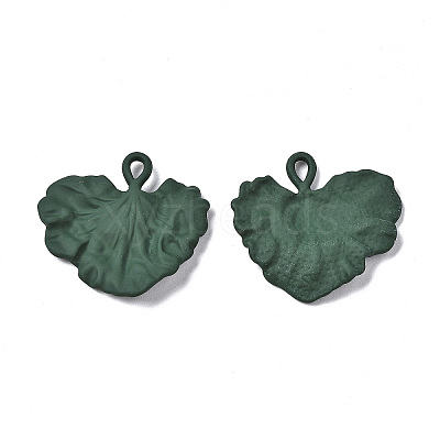 Spray Painted Alloy Pendants PALLOY-T077-118B-RS-1