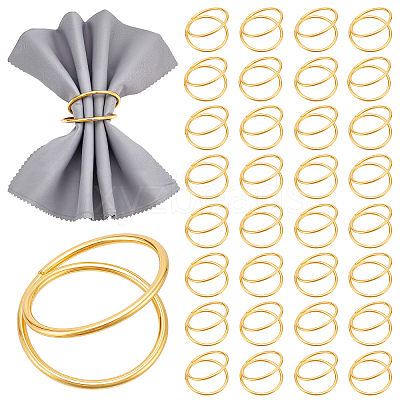 40Pcs Alloy Napkin Rings AJEW-PB0001-04-1