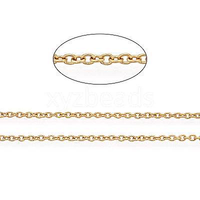 304 Stainless Steel Cable Chains CHS-R003-0.5mm-G-1