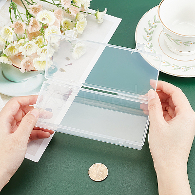 10Pcs Transparent Plastic Bead Containers CON-BC0002-25-1