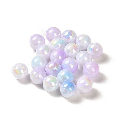 Opaque Acrylic Beads OACR-Z016-01B-05-1