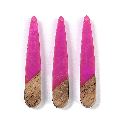 Resin & Wood Pendants WOOD-F015-01F-1
