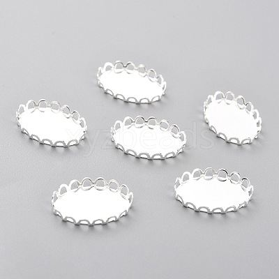 304 Stainless Steel Cabochon Settings STAS-Y001-10S-1