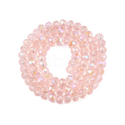 Electroplate Glass Beads Strands EGLA-A044-T6mm-L22-1