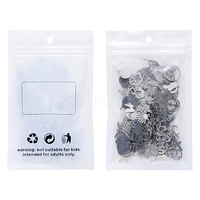 Tarnish Resistant 201 Stainless Steel Pendants STAS-N092-M-01-1