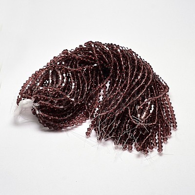 Transparent Glass Beads Strands LS-EGLA-A039-T6mm-D05-1