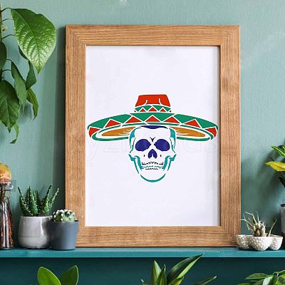 Large Plastic Reusable Drawing Painting Stencils Templates DIY-WH0202-127-1