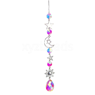 Iron Big Pendant Decorations LS-DJEW-PW0007-02E-1