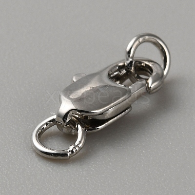 Brass Lobster Claw Clasps LS-FIND-WH0110-859A-P-1