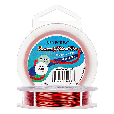Round Copper Wire for Jewelry Making CWIR-BC0009-0.5mm-17-1
