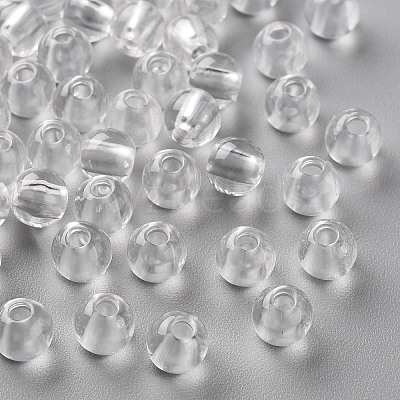 Transparent Acrylic Beads X-MACR-S370-A6mm-205-1